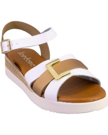 JORDANA SANDALIAS 4855-2489 DE PIEL EN BLANCO