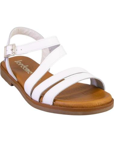 JORDANA SANDALIAS 4752-NORD DE PIEL EN BLANCO