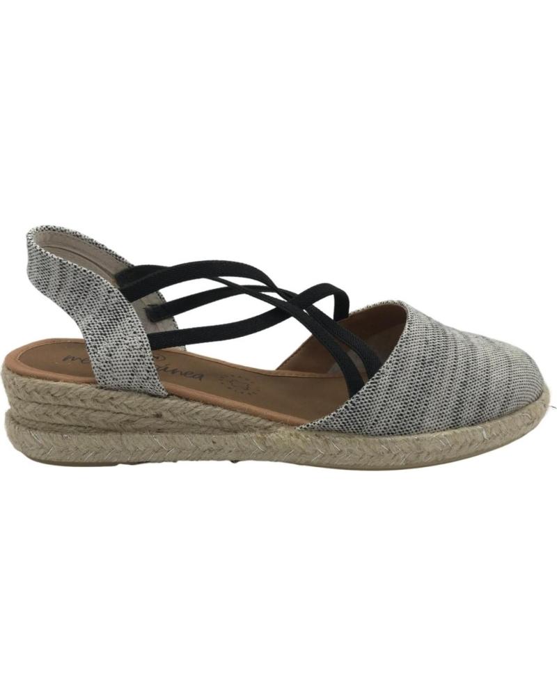 CM MEDITERRANEA ALPARGATA VALENCIANA MUJER MEDITERRANEA 60221 NEGRO