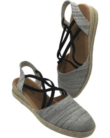 CM MEDITERRANEA ALPARGATA VALENCIANA MUJER MEDITERRANEA 60221 NEGRO