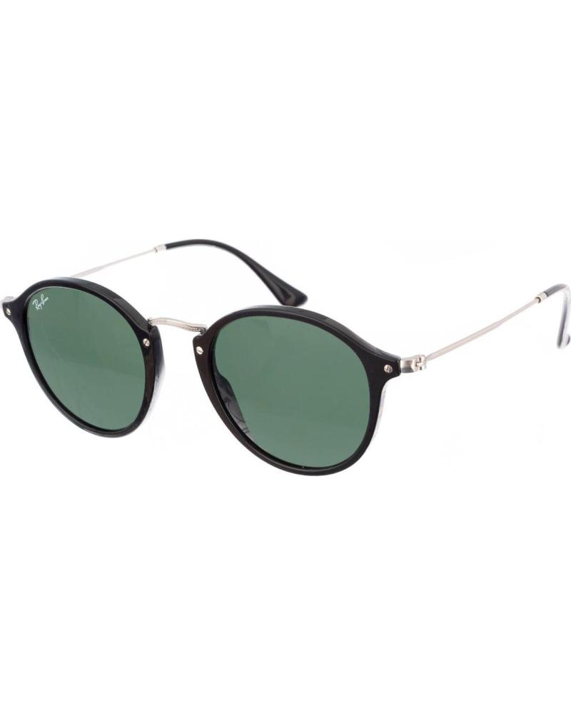 RAY BAN GAFAS DE SOL RAY-BAN ROUND FLECK ACETATO NEGRO