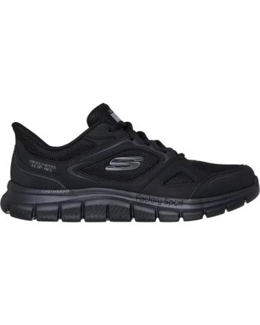 SKECHERS TRACK EZRAL SLIP INS NEGRO BBK PARA HOMBRE - 40 BBK NEGRO