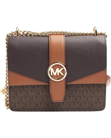 MICHAEL KORS BOLSO CRUZADO GREENWICH 35S5GGRC1B MARRóN-NEGRO