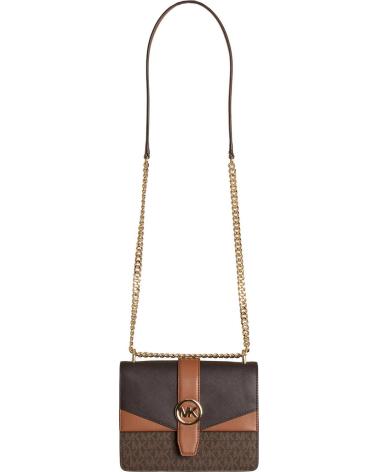 MICHAEL KORS BOLSO CRUZADO GREENWICH 35S5GGRC1B MARRóN-NEGRO