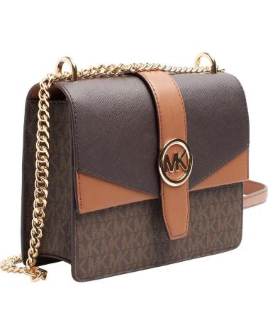 MICHAEL KORS BOLSO CRUZADO GREENWICH 35S5GGRC1B MARRóN-NEGRO