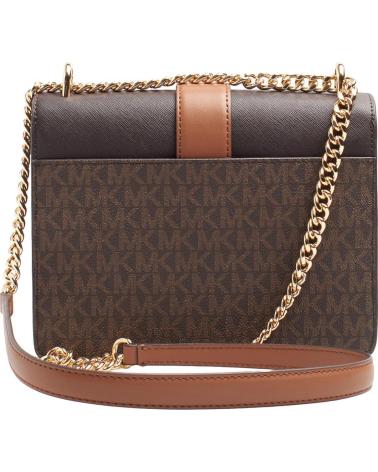 MICHAEL KORS BOLSO CRUZADO GREENWICH 35S5GGRC1B MARRóN-NEGRO