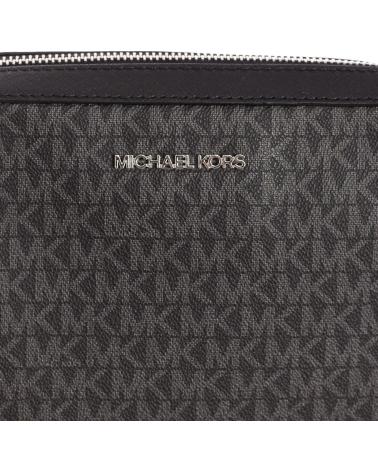 MICHAEL KORS BOLSO BANDOLERA 35F8STTC3B NEGRO CON DETALLES PLATEADOS NEGRO-PLATA