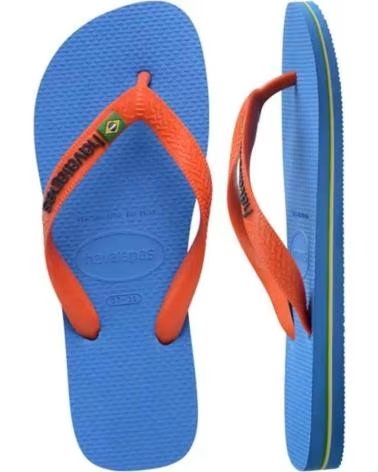HAVAIANAS CHANCLAS MUJER MODELO BRASIL LOGO COLOR AZUL 2609AZLNRJ
