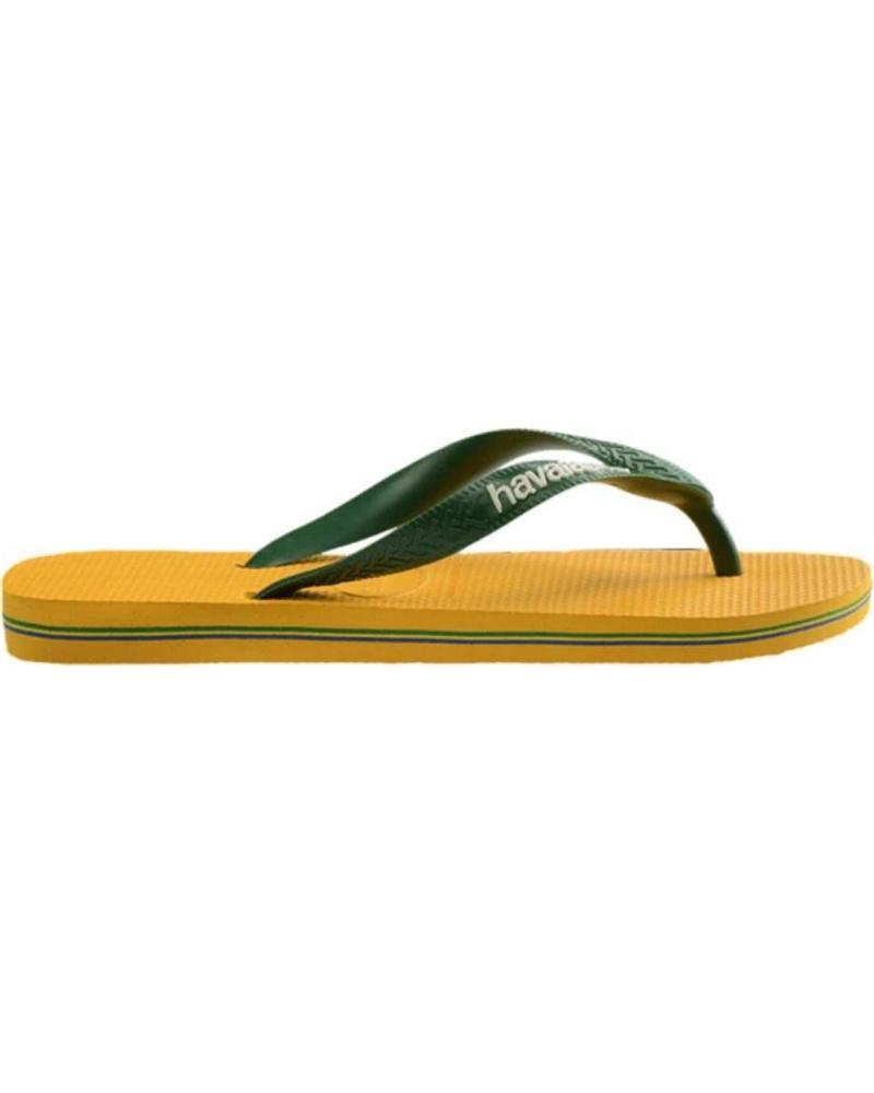 HAVAIANAS CHANCLAS BRASIL LOGO VERDE AMARILLO