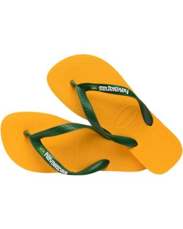 HAVAIANAS CHANCLAS BRASIL LOGO VERDE AMARILLO