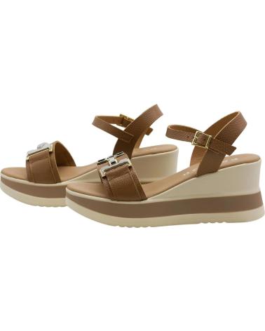 OH MY SANDALS SANDALIAS 5981 DE CUERO CON PLATAFORMA