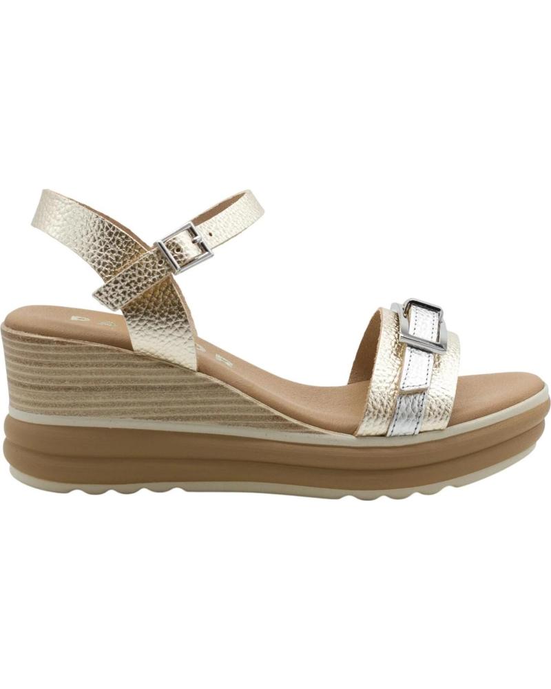 OH MY SANDALS SANDALIAS 5993 COLOR ORO CON PLATAFORMA