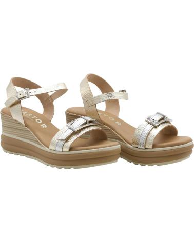 OH MY SANDALS SANDALIAS 5993 COLOR ORO CON PLATAFORMA