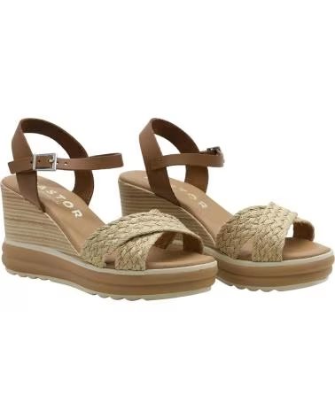 OH MY SANDALS SANDALES COMPENSÉES 6023 EN CUIR CUERO