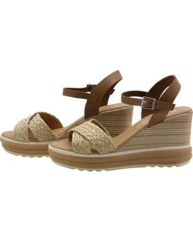 OH MY SANDALS SANDALES COMPENSÉES 6023 EN CUIR CUERO