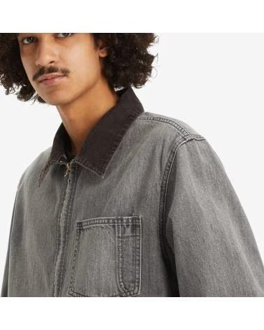 LEVIS CHAQUETA LEVI´S FULL ZIP MECHANICS TRUCKER GRIS