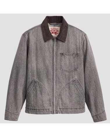 LEVIS CHAQUETA LEVI´S FULL ZIP MECHANICS TRUCKER GRIS