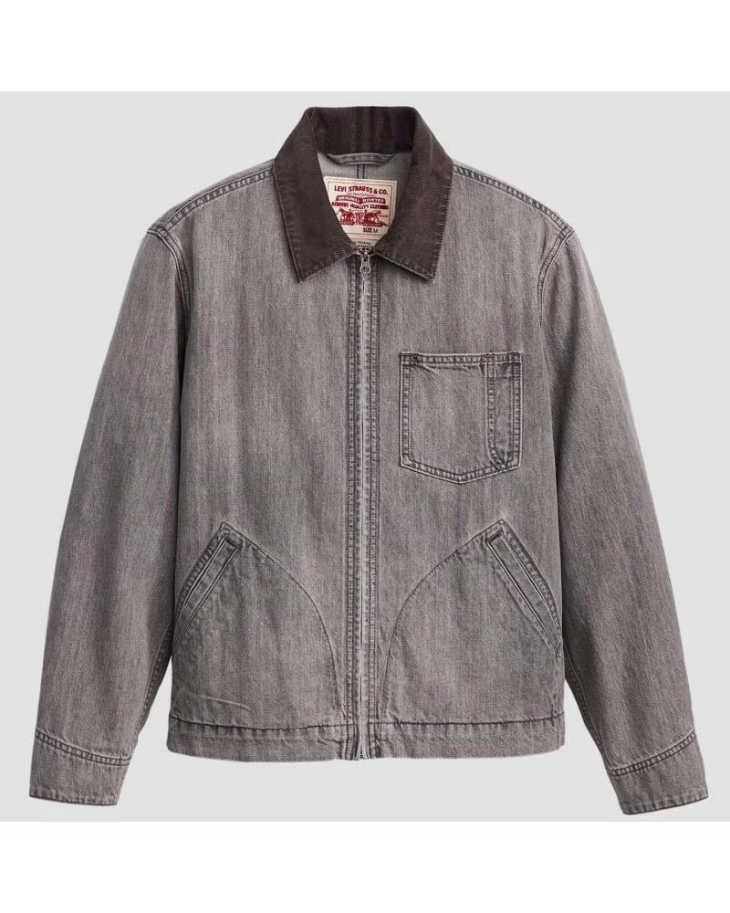 LEVIS CHAQUETA LEVI´S FULL ZIP MECHANICS TRUCKER GRIS