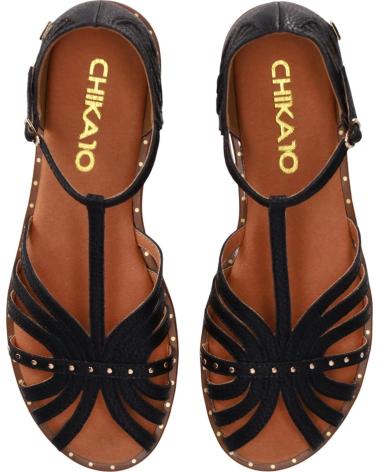 CHIKA10 SANDALIAS MUSAKA NEGRAS NEGRO