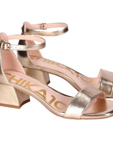 CHIKA10 SANDALIA MELANIA 12 ORO