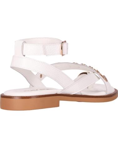 CHIKA10 SANDALIAS COINS 04 BLANCAS CON DETALLE BLANCO
