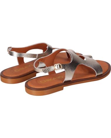 CHIKA10 SANDALIAS PLANAS MUSAKA 29 ORO
