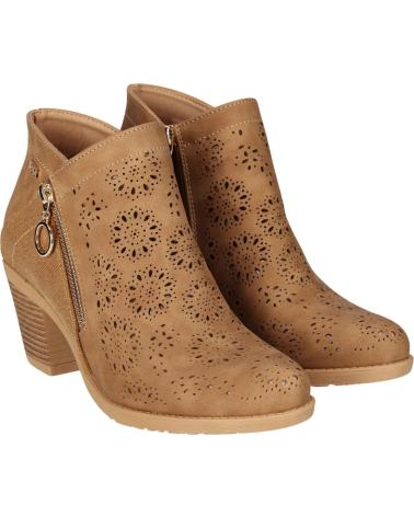 CHIKA10 BOTINES TONIA 18 CUERO CON CALADOS
