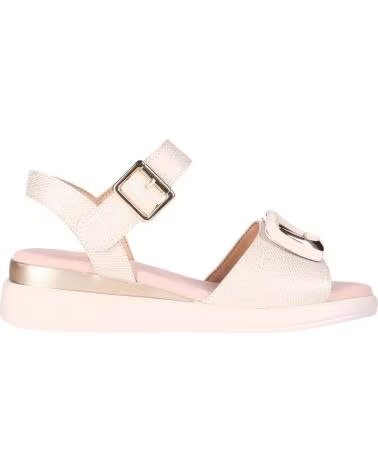 CHIKA10 SANDALO RE PERAL 06 BEIGE CON FIBBIA