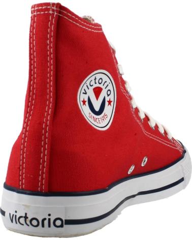 VICTORIA ZAPATILLAS 106500V TIPO BOTA EN ROJO