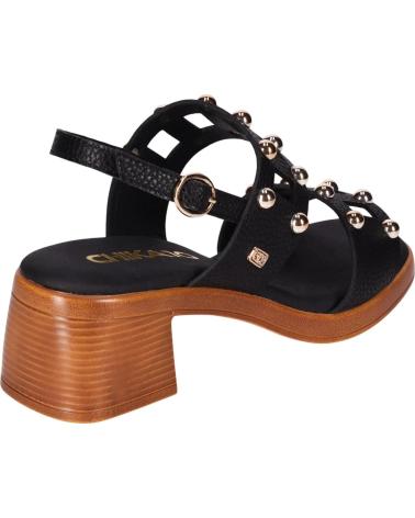 CHIKA10 SANDALIA DE TACÓN GOIKA 02 CON TACHUELAS NEGRO