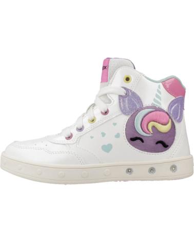 GEOX ZAPATILLAS J SKYLIN GIRL BLANCAS C0653