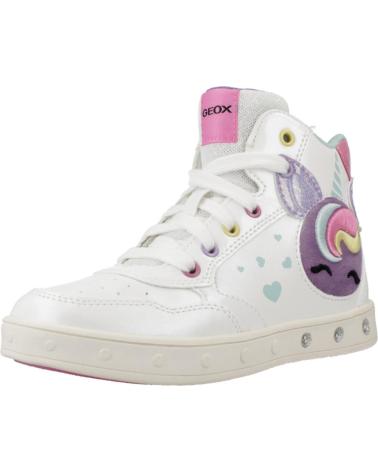 GEOX ZAPATILLAS J SKYLIN GIRL BLANCAS C0653