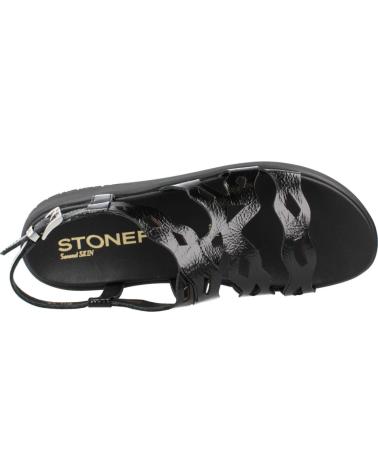 STONEFLY SANDALIAS ONDA 1 PATENT LTH NEGRO 000