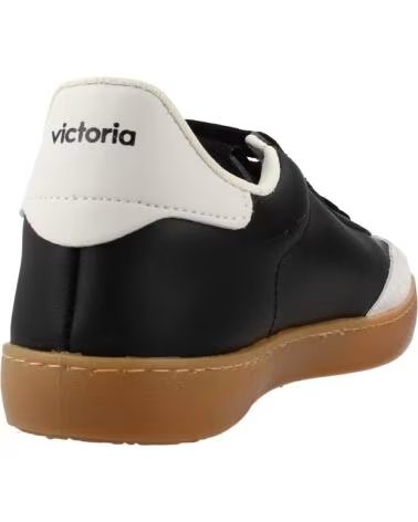 VICTORIA BASKETS BERLIN EFFET CUIR ET CROÛTE DE BLACK