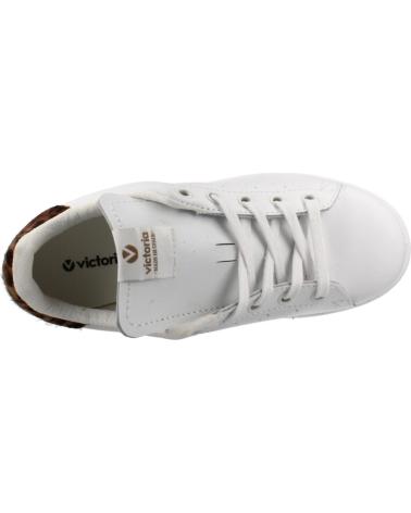 VICTORIA ZAPATILLAS MUJER 1125104 BLANCO ESTAMPADO LEOPARDO