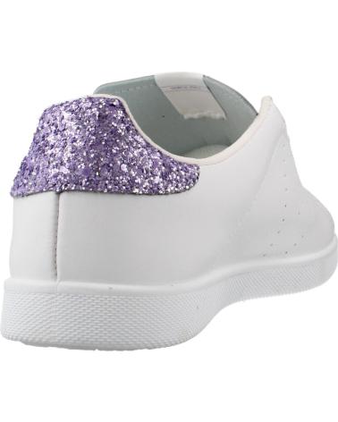 VICTORIA ZAPATILLAS 1125104 BLANCAS CON DETALLE LILA