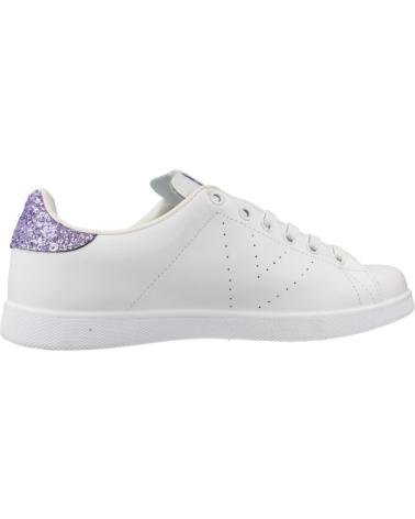 VICTORIA ZAPATILLAS 1125104 BLANCAS CON DETALLE LILA