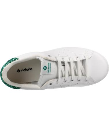 VICTORIA ZAPATILLAS ESTILO CASUAL CON DETALLE GLITTER VERDE GREEN