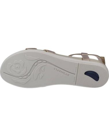 STONEFLY SANDALIAS EVE 21 LAMINATED LTH ORO Z00
