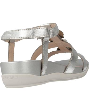 STONEFLY SANDALIAS MUJER EVE 21 LAMINADAS PLATA 058