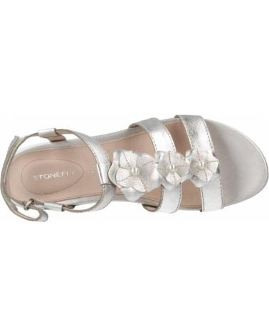 STONEFLY SANDALIAS MUJER EVE 21 LAMINADAS PLATA 058