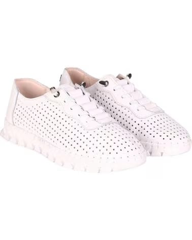 CHIKA10 SNEAKERS RE FLORES TRAFORATE BIANCO BLANCO