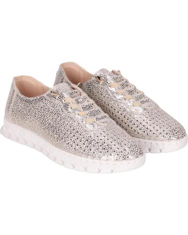CHIKA10 ZAPATILLAS DEPORTIVAS RE FLORES ORO