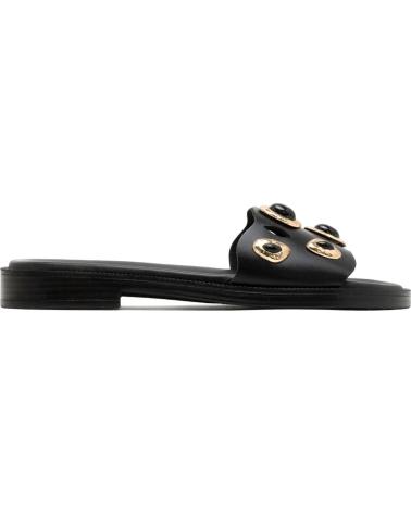PORRONET SANDALIAS PLANAS 3236 CON DETALLES METÁLICOS NEGRO