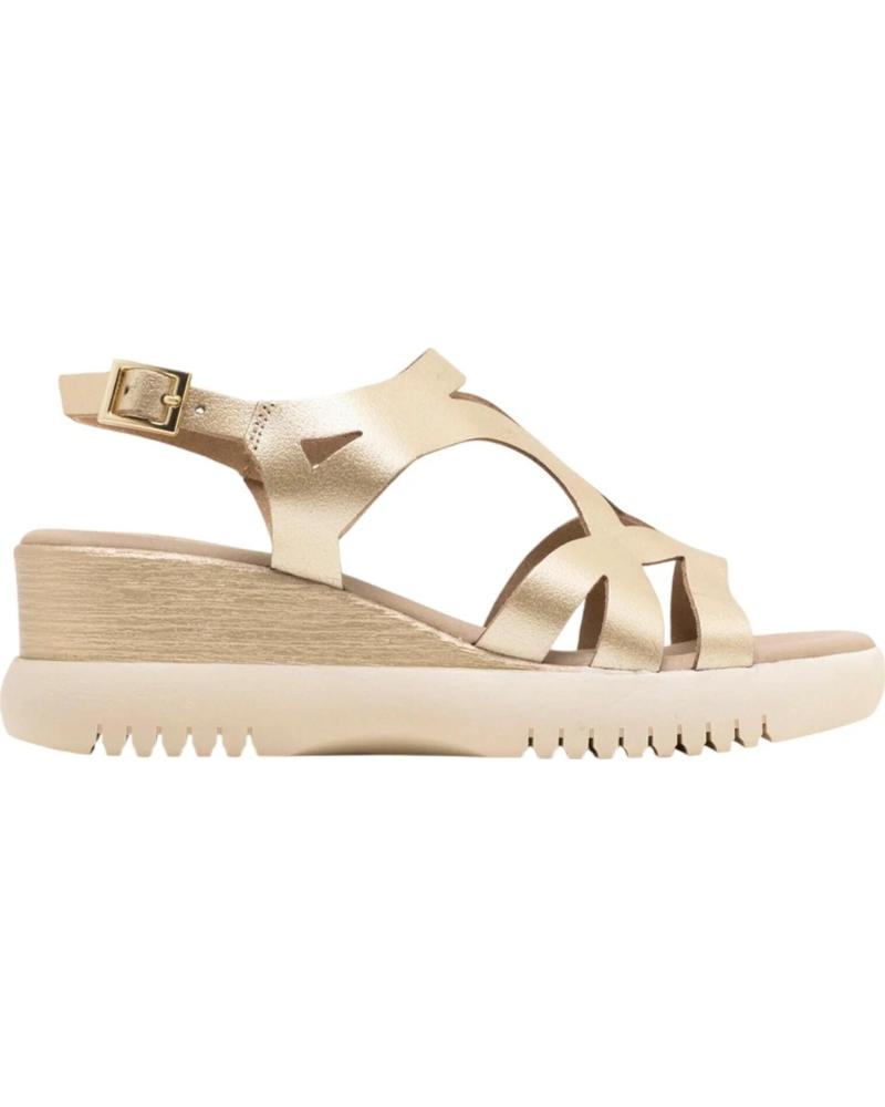 PORRONET SANDALIA 3267 TAUPE CON CUÑA