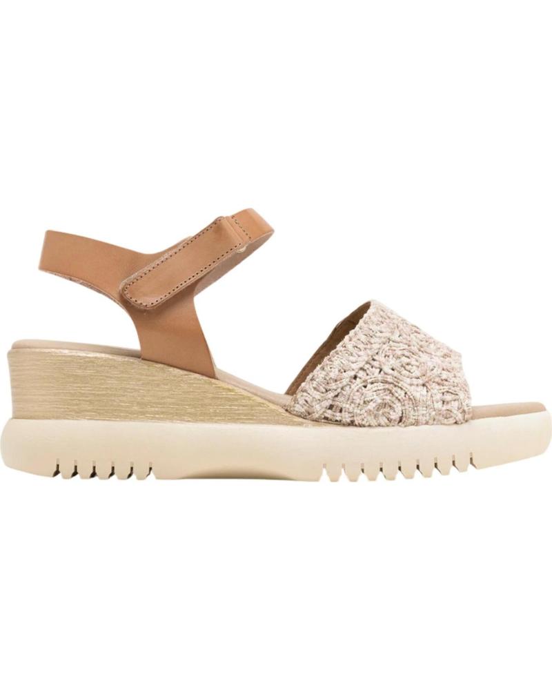 PORRONET SANDALIA 3266 TAUPE CUÑA