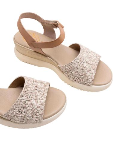 PORRONET SANDALIA 3266 TAUPE CUÑA