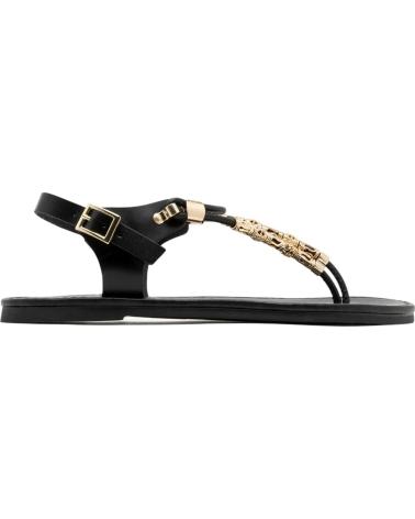 PORRONET SANDALIA 3205 CON DETALLE DE PEDRERÍA EN NEGRO