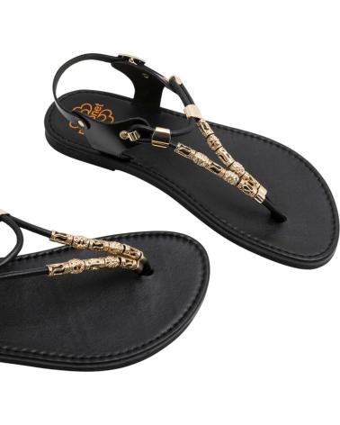 PORRONET SANDALIA 3205 CON DETALLE JOYA MARRóN