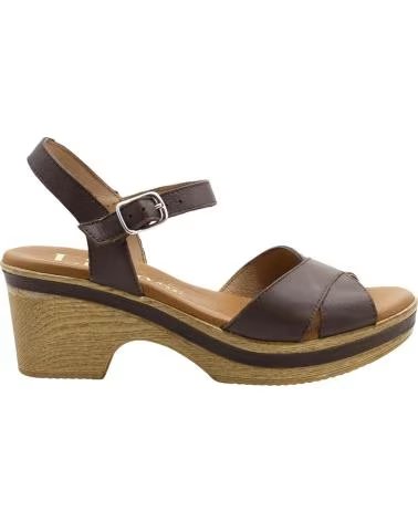 LINCE BONTRE 22201 PLATFORM HEEL SANDAL BROWN MARRóN
